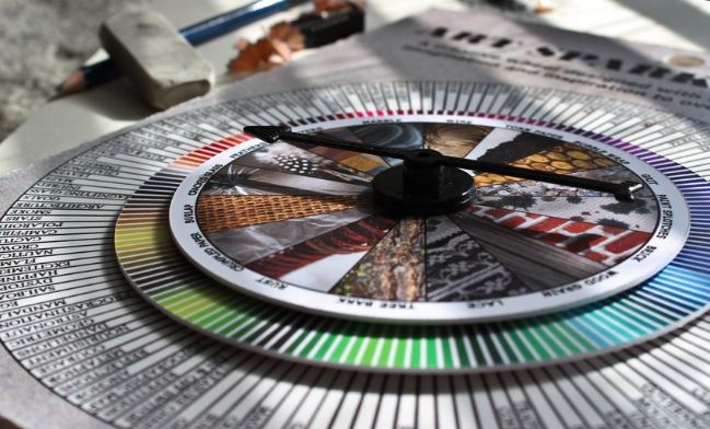 this image shows how to Spin the Wheel for Artistic Inspiration