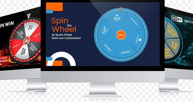 Digital spin the wheel