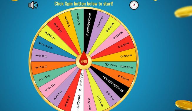 Spin-the-Wheel Game for Online Content Creation