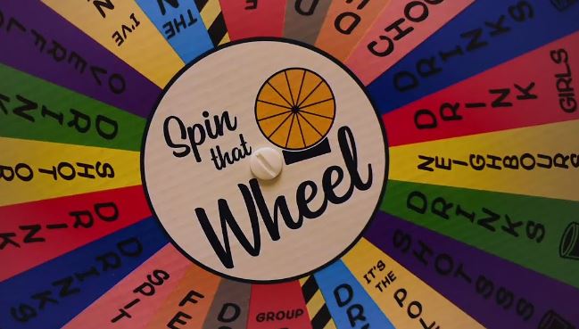 this image shows Spin the Wheel Ideas for Graduation parties