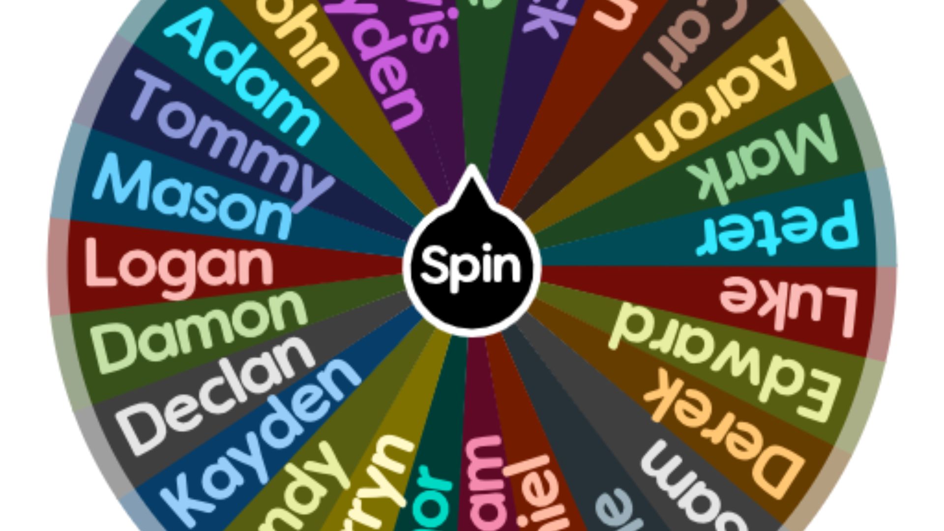 this image shows Spin Wheel Games for Virtual Baby Showers