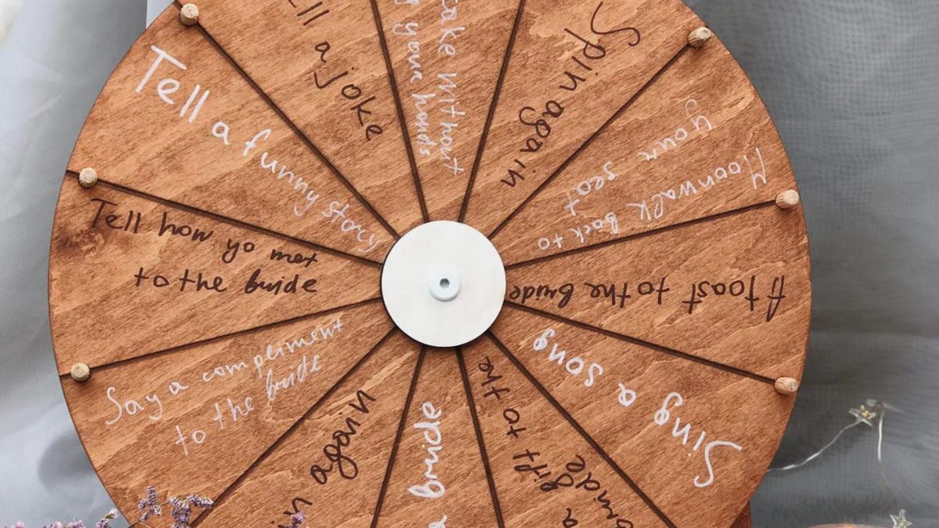 this image shows Spin Wheel Ideas for Anniversary Parties