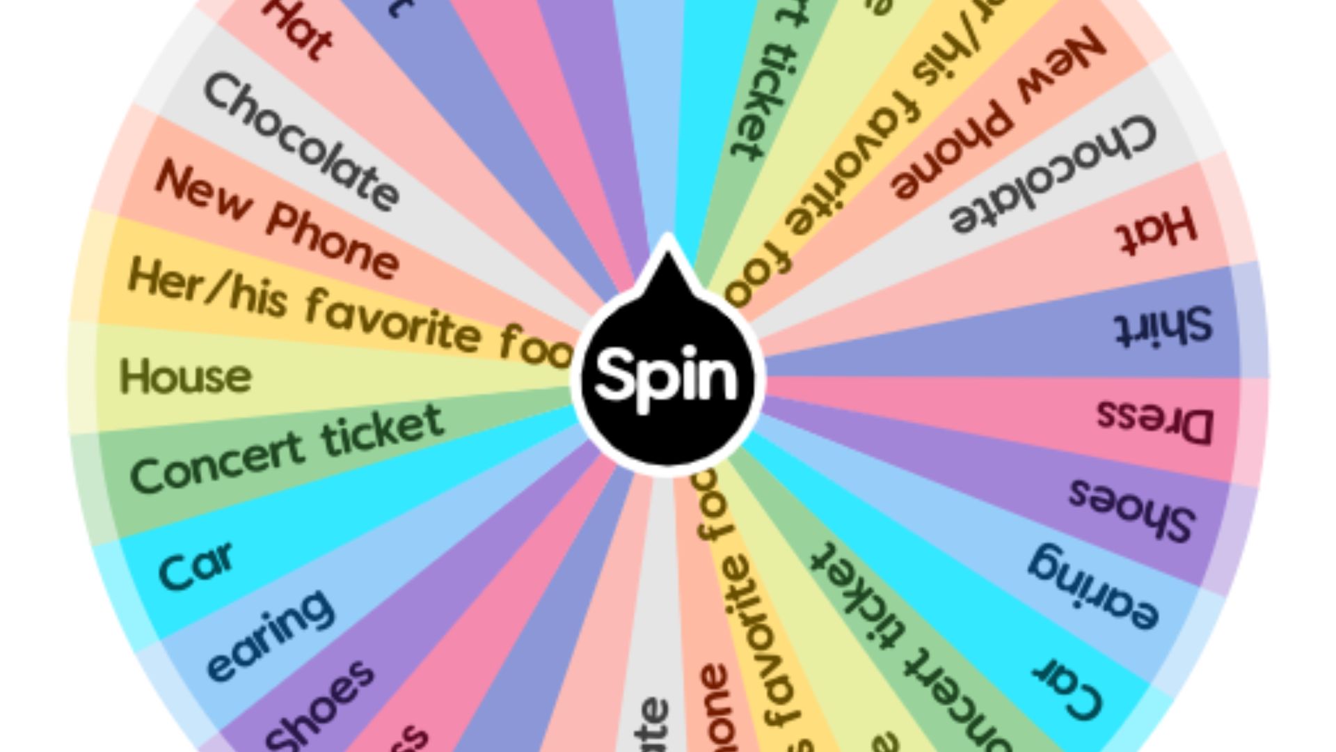 this image shows Spin Wheel for Selecting Gifts