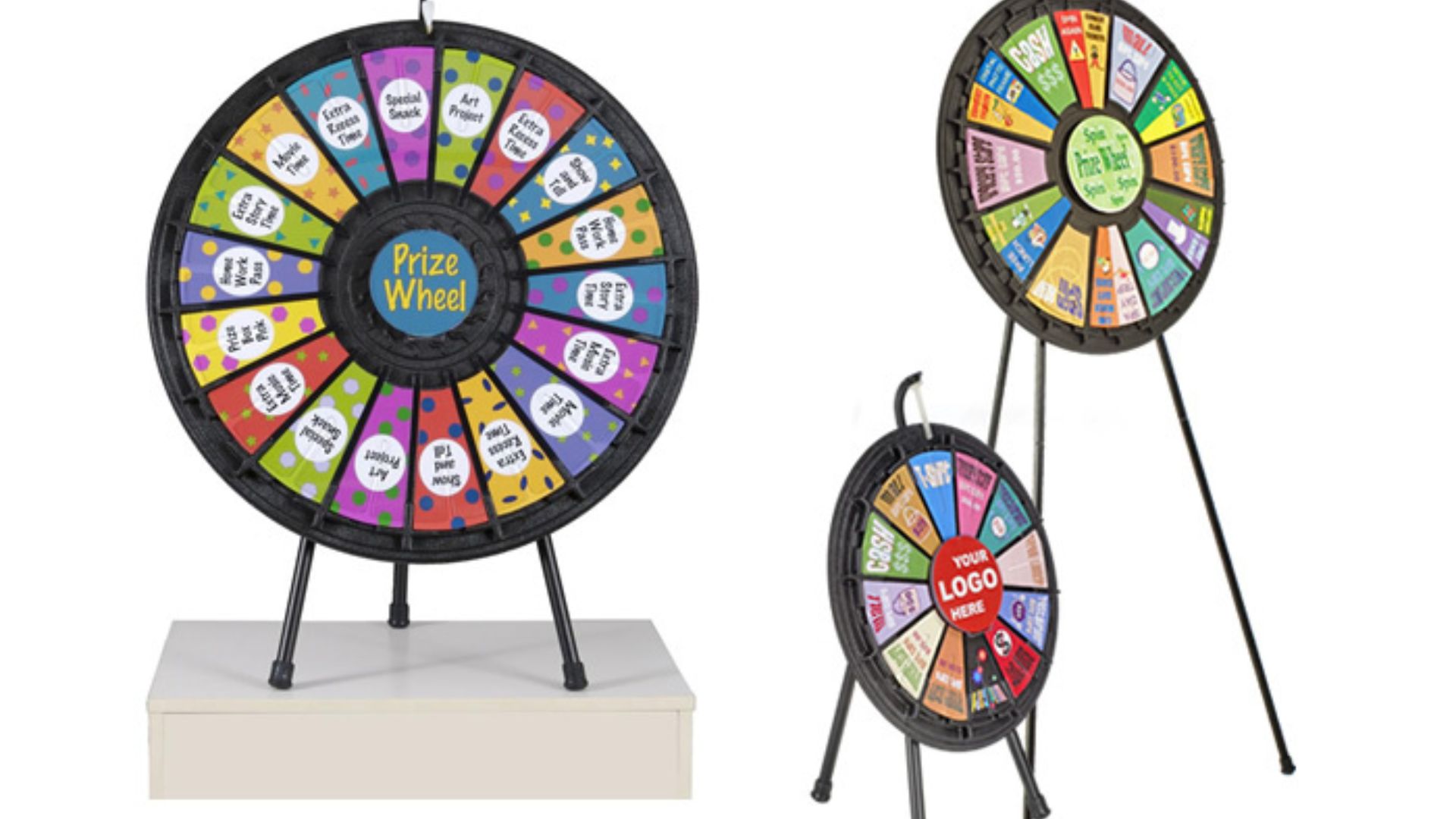3 Spin Wheels for Trade Shows